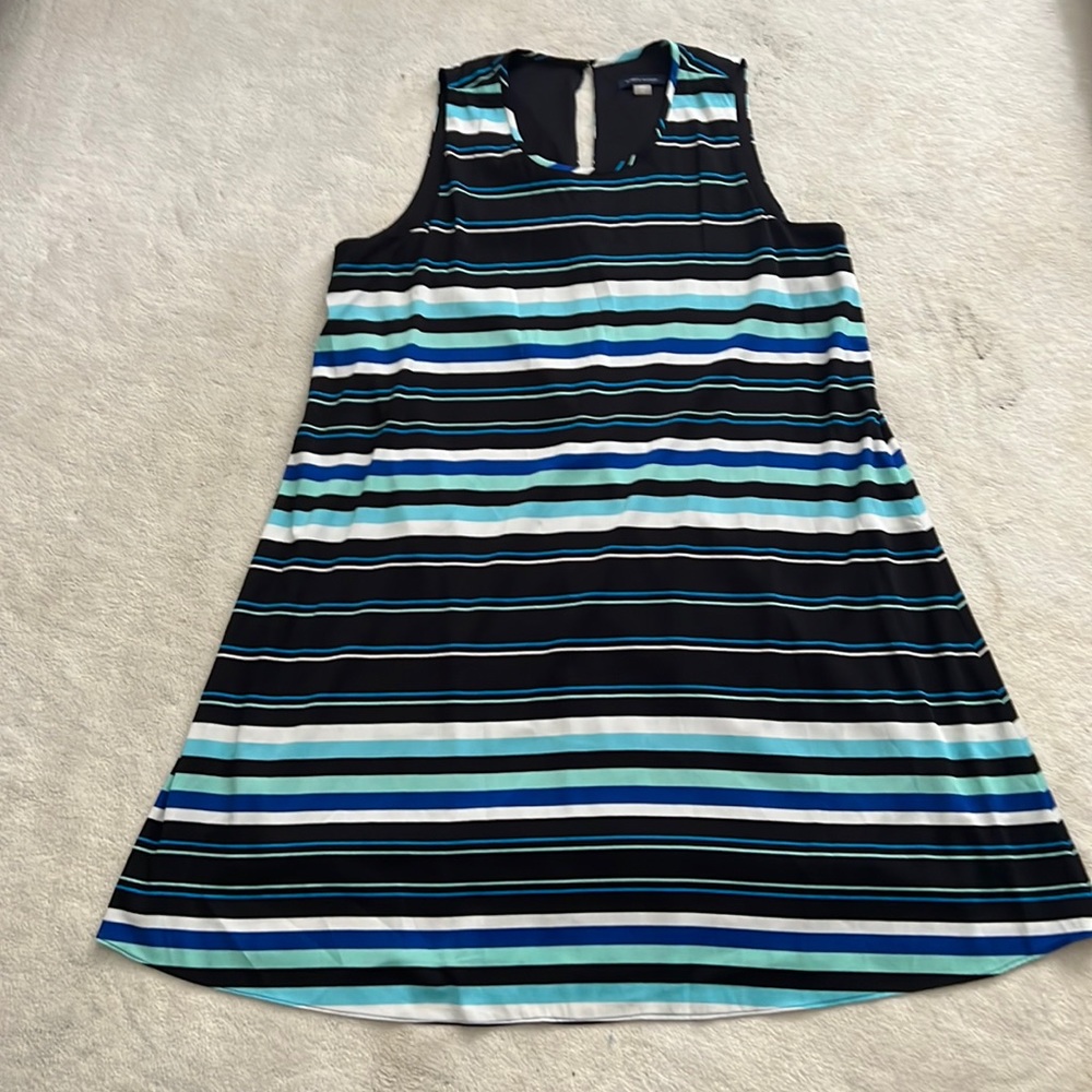 Tommy Hillfiger stripped midi dress. Size 16